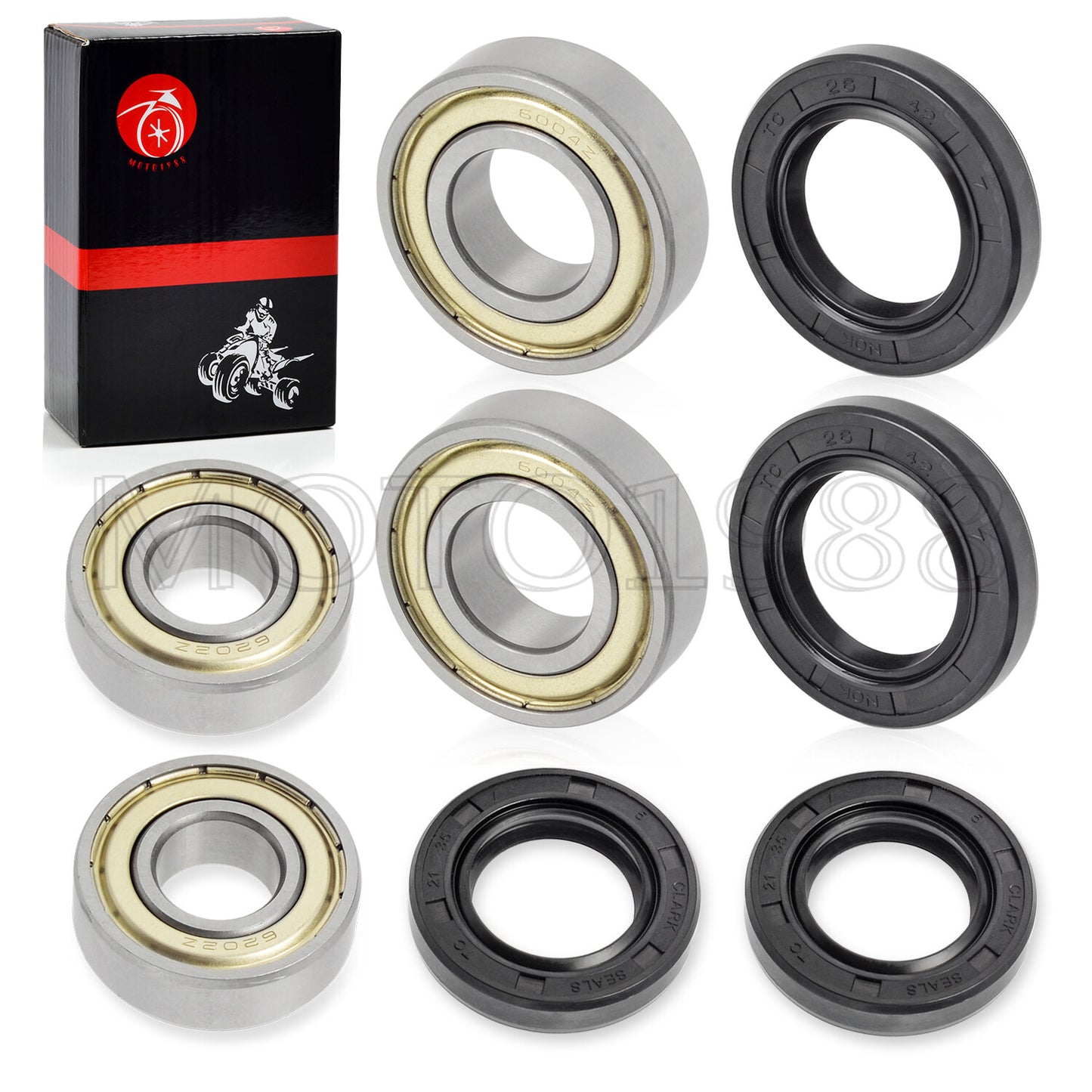 Front Wheel Bearing Seals Kit for Yamaha YFS200 (2003–2006)