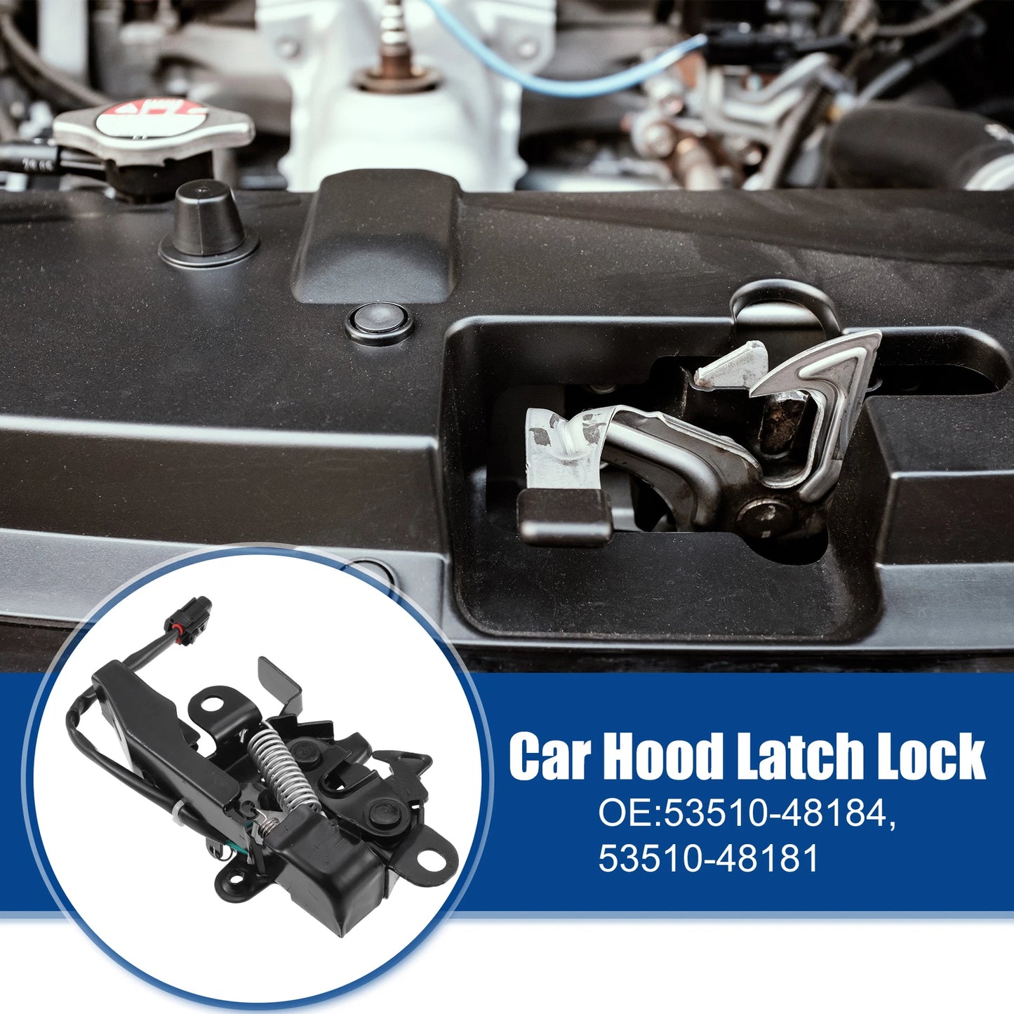 Hood Latch Lock Assembly for Toyota Highlander (2008–2010)
