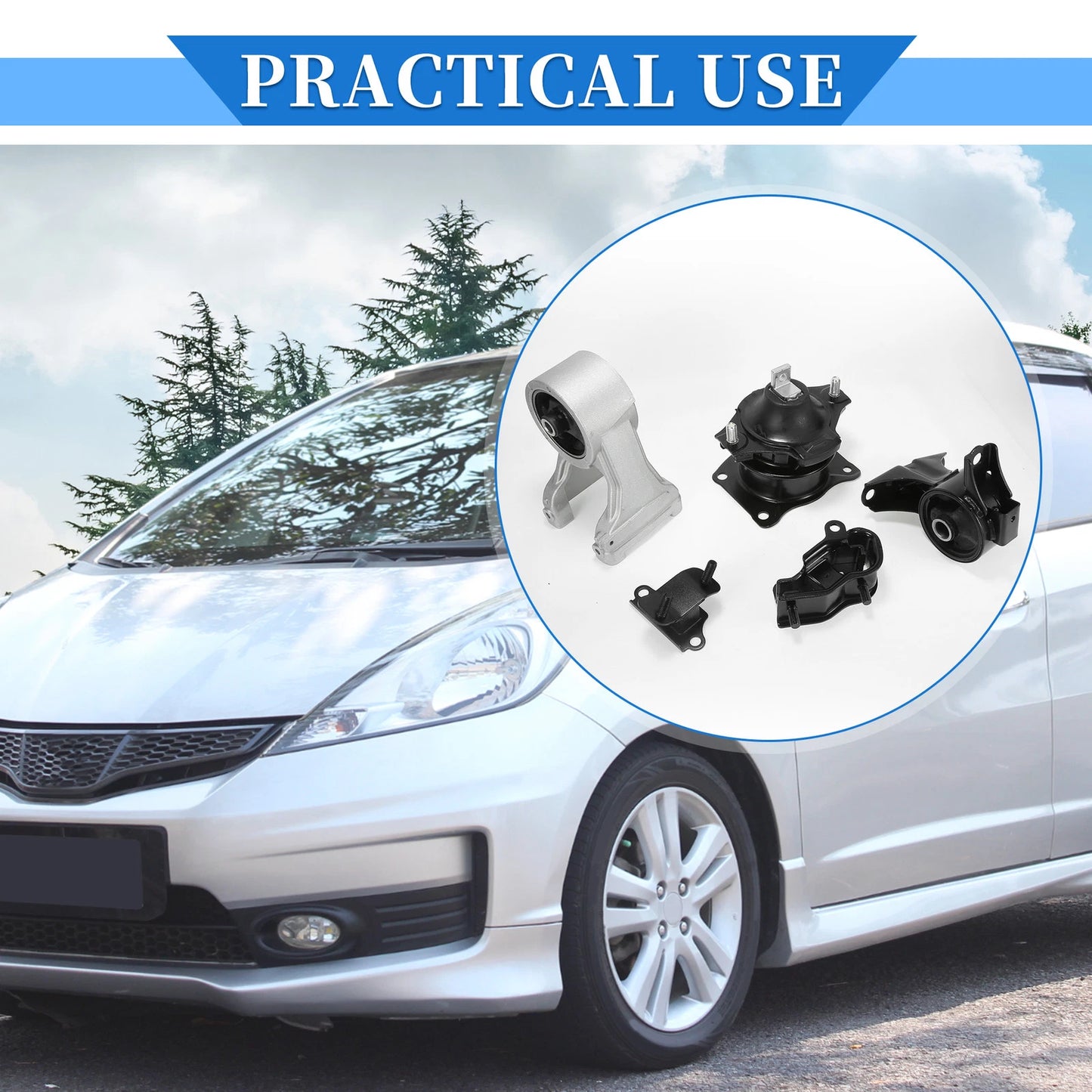 Set of 2 Engine Motor Mounts for Honda Accord (1998–2002)