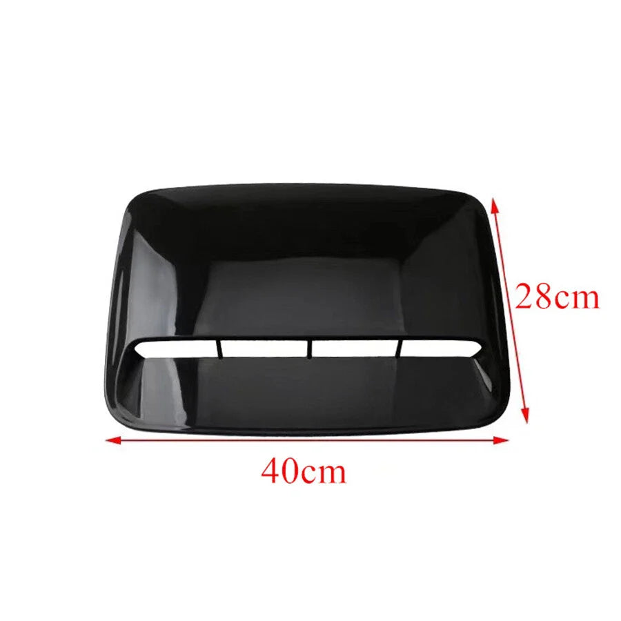Glossy Universal Car Decorative Air Flow Intake Hood Scoop Vent Cover