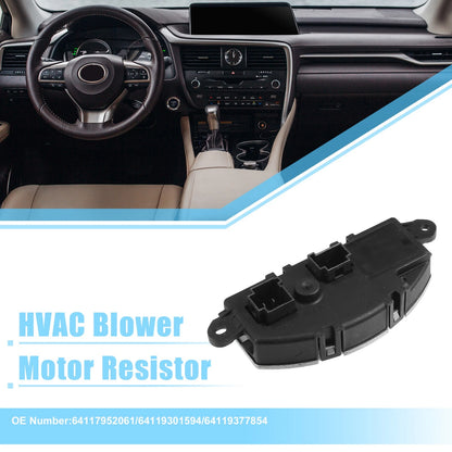 HVAC Heater Blower Motor Resistor for BMW X1 (2016–2022) No. 64117952061
