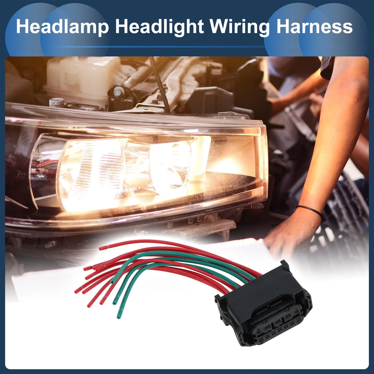 Headlight Wiring Harness Assembly for BMW 5 Series GT (2013-2017)