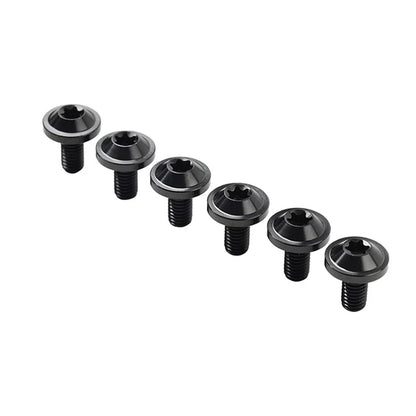 6 x M6x25mm Titanium Alloy Torx Head Bolts for Bike Motor