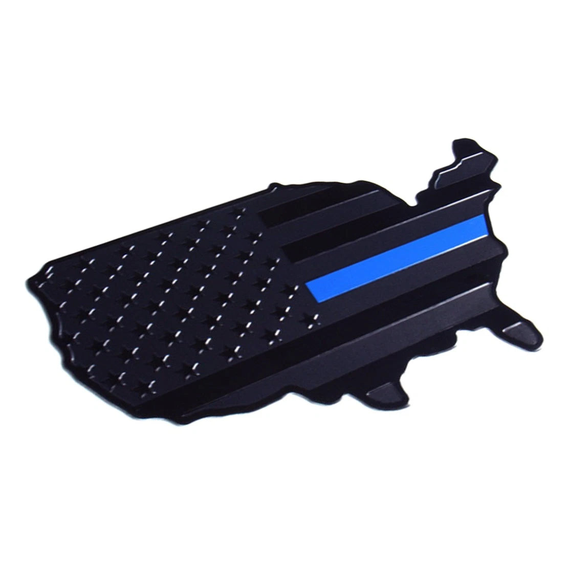 3D Embossed USA Flag Map Trunk Emblem Badge Decal for Car