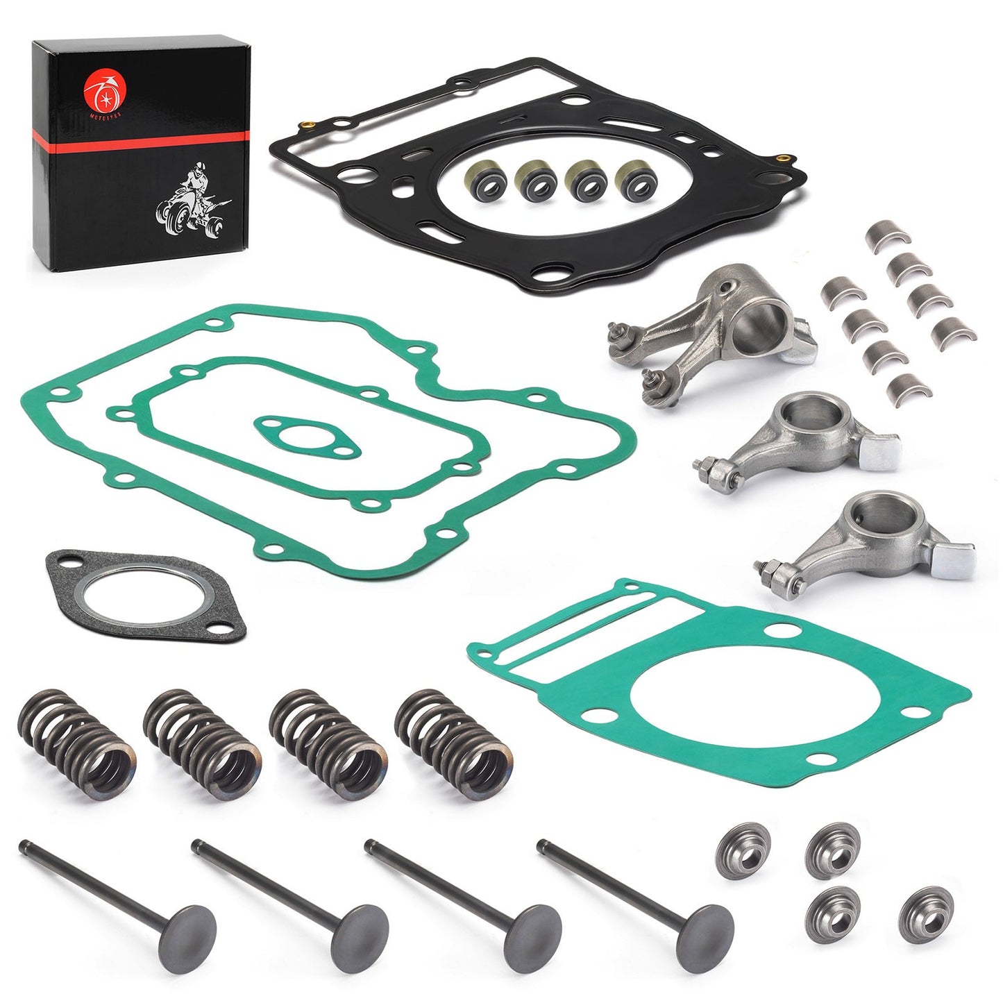 Rocker Arm and Cylinder Head Valve Gasket Kit for Polaris Scrambler 500 (1997–2012)