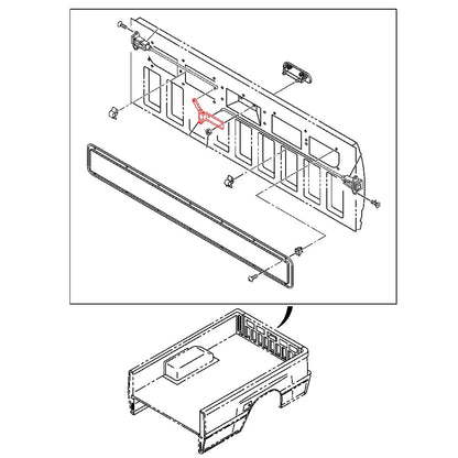 Tailgate Lever for Isuzu Pickup Chevrolet LUV TF TFR Bedford Brava Opel Campo