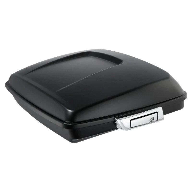 Matte Black Razor Trunk Solo Mount Rack for Harley Street Glide (2014-2025)