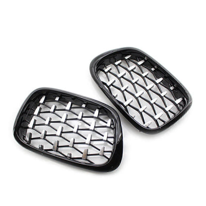 Honeycombe Mesh Front Bumper Grille for BMW E39 5-Series (1999-2003)