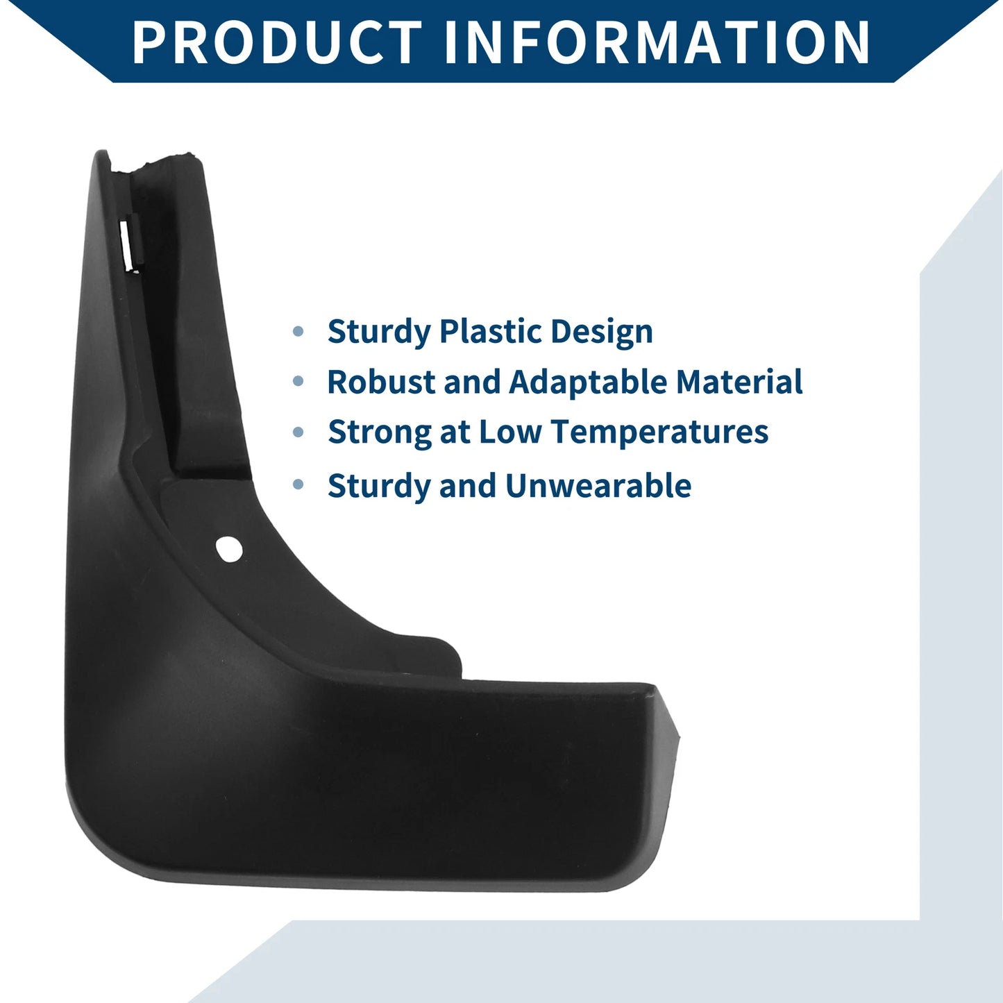 Set of 4 Mud Flaps Splash Guards for Mercedes-Benz A Class (2019–2022)