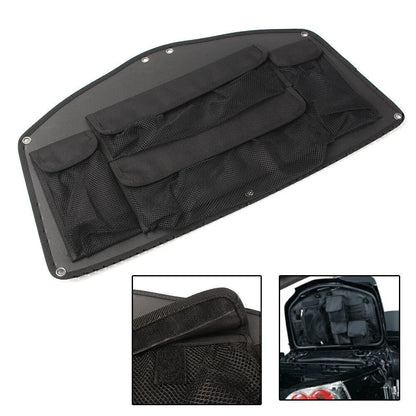 Black Trunk Lid Organizer Bag for Honda Goldwing GL1800 (2001-2017)