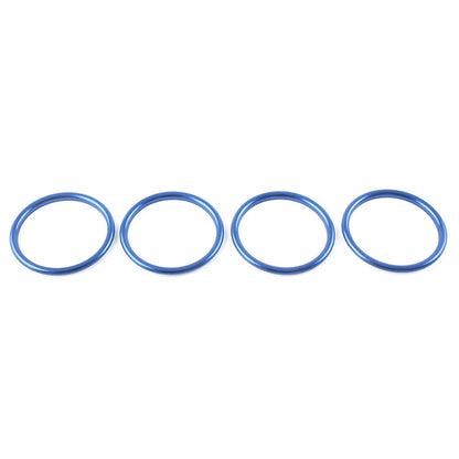 Air Condition Vent Outlet Inner Ring Trim for Audi A1 S1 2010-2018 Blue 4 x Pcs