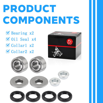 Rear Shock Bushing Bearing Kit for Yamaha Warrior 350 (1987–2004)