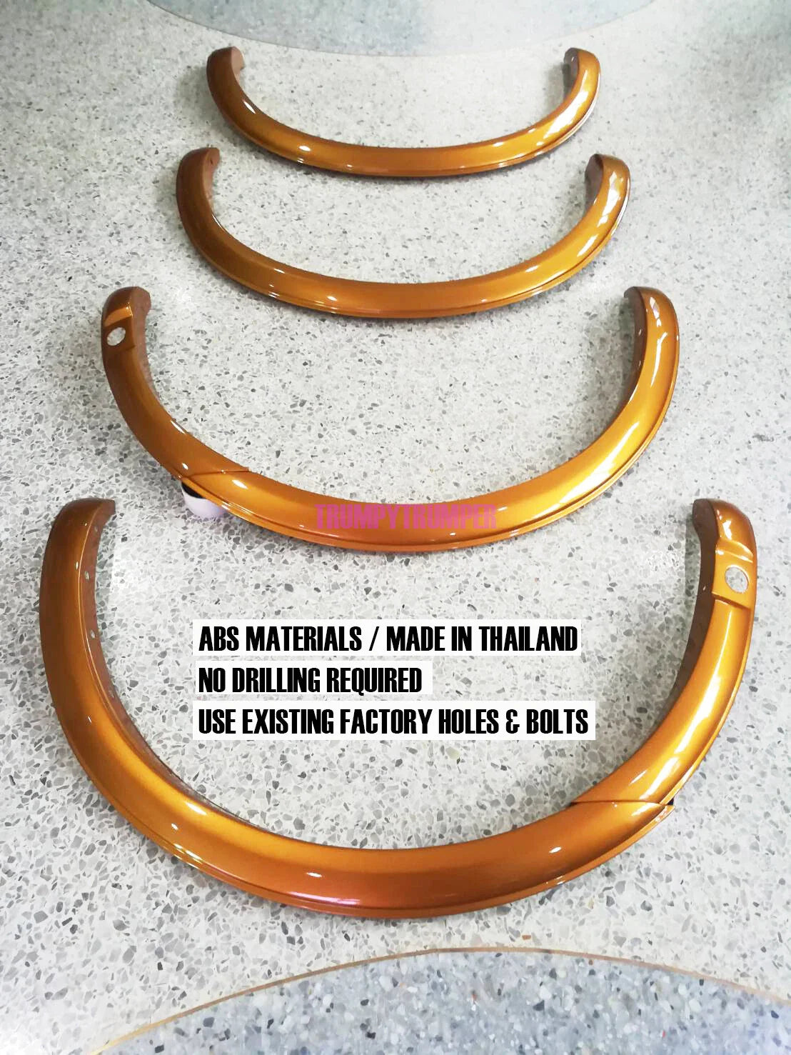 3" Slim Fender Flares Wheel Arch for Ford Ranger T6 PX3 (2018-2021)