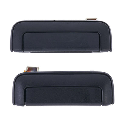 Door Handle Outer 2 x Black Front LH+RH for Mitsubishi Triton (1996–2007)