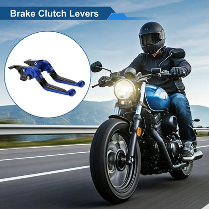 Adjustable Brake Clutch Lever for Yamaha TMAX560 (2019–2020) Blue Black