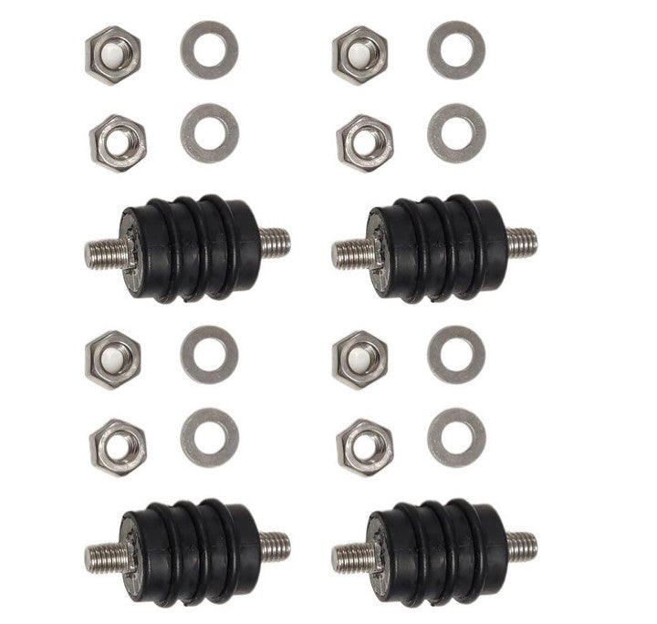 Set of 4 Upper Front Motor Mounts for Johnson Evinrude OMC Outboards (20-30 HP)