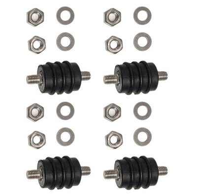 Set of 4 Upper Front Motor Mounts for Johnson Evinrude OMC Outboards (20-30 HP)