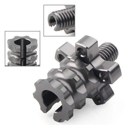CNC M8 Clutch Brake Cable Adjuster Screw for Motorcycle Dirt Bike Grey