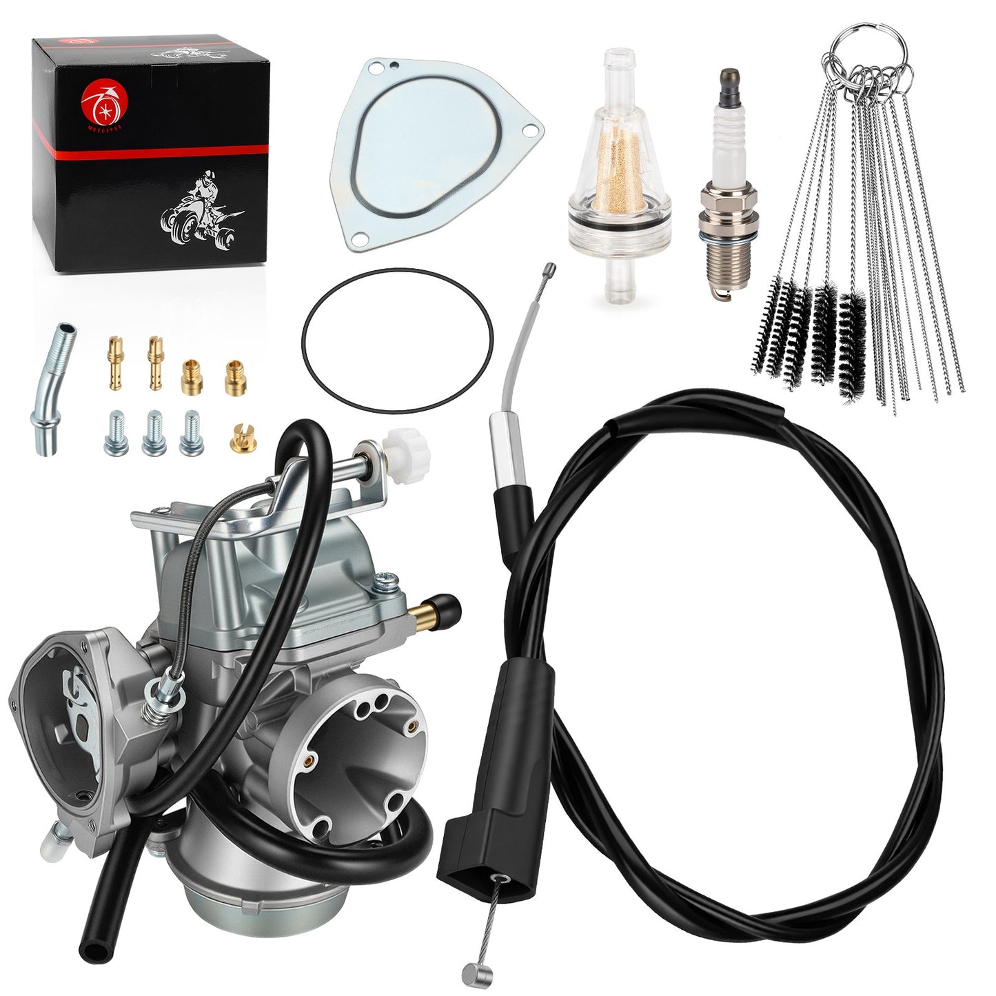Carburetor with Throttle Cable for Suzuki Ozark 250 (2002–2007)