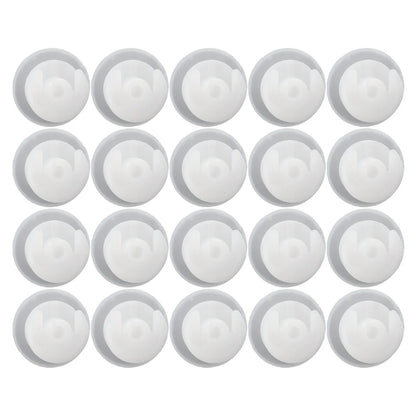 Car Clips / 20Pcs / White Panel Retainer Trim With Washers