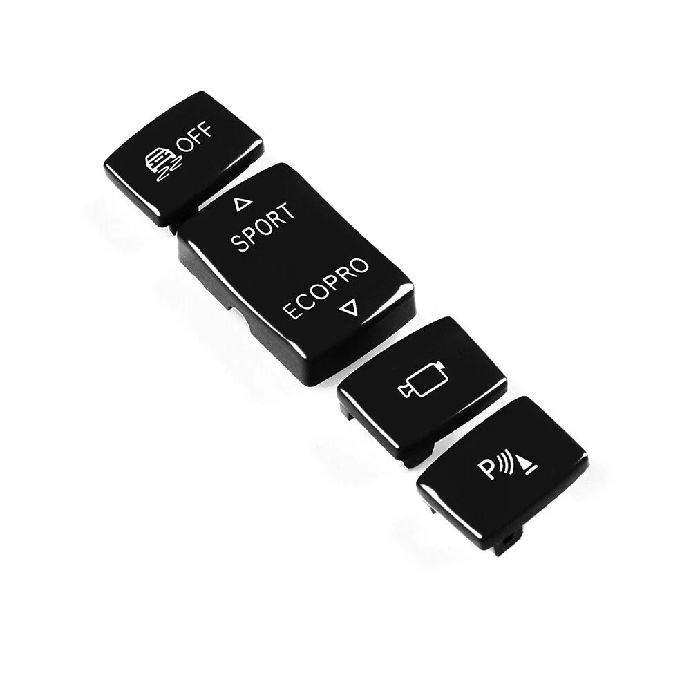 4Pcs Gear Shift Switch Button Covers for BMW 4 Series F32/F33/F36 (2014-2019)