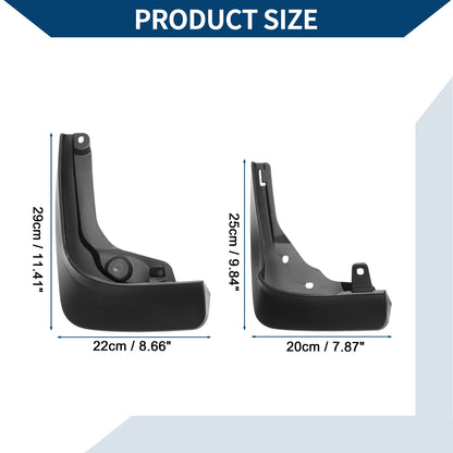 Set of 2 Mud Flaps Splash Guards for Mercedes-Benz E-Class (2024)