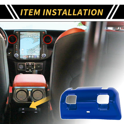 Rear Window Switch Panel Trim Cover for Jeep Wrangler JL JLU (2018–2024) Blue