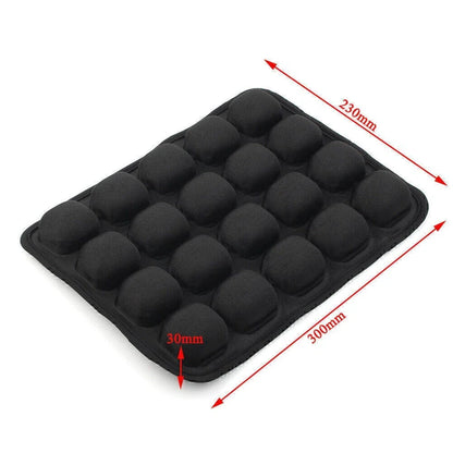 Rear Passenger Air Seat Cushion Pad 9.1''x11.8'' for Motorcycle