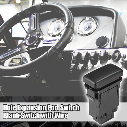 Hole Expansion Port Switch Blank with Wire for Toyota Alphard (2015–2023)