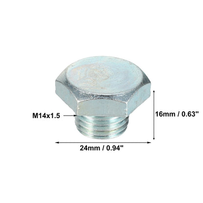 Set of 4 M14x1.5 Oil Drain Plugs with Washer 94027565 for Buick