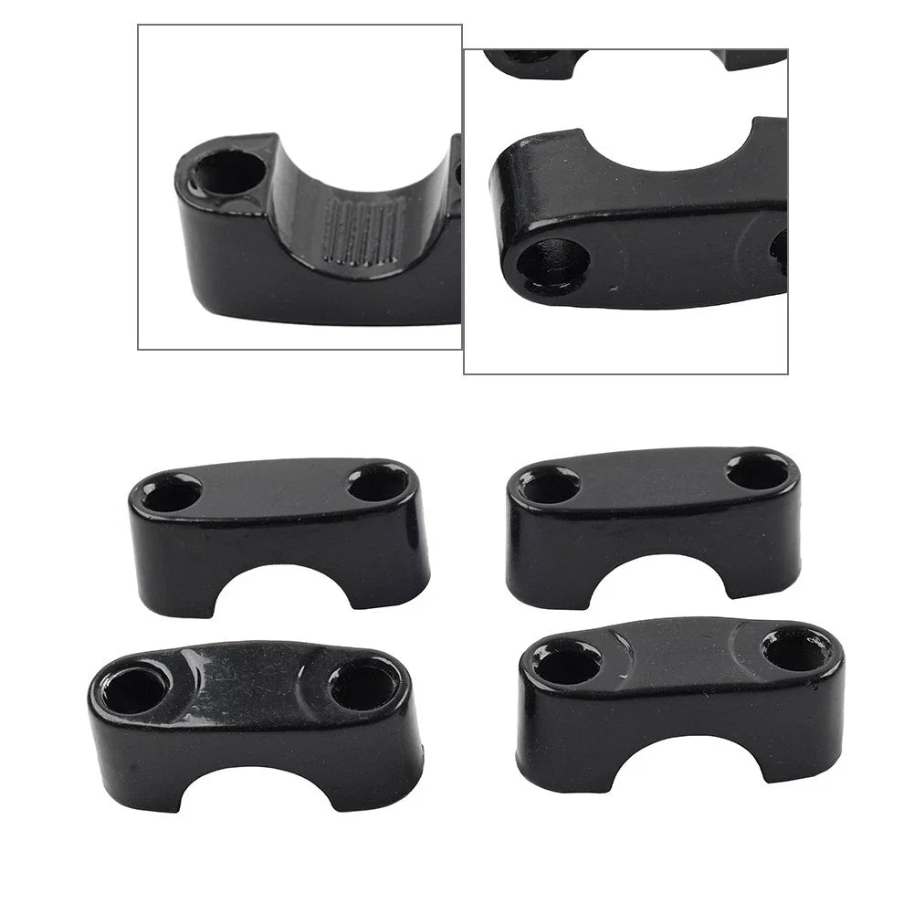 Black 22mm 7/8" Handlebar Mount Clamp Riser for Dirt Pit Bike ATV