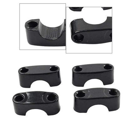 Black 22mm 7/8" Handlebar Mount Clamp Riser for Dirt Pit Bike ATV