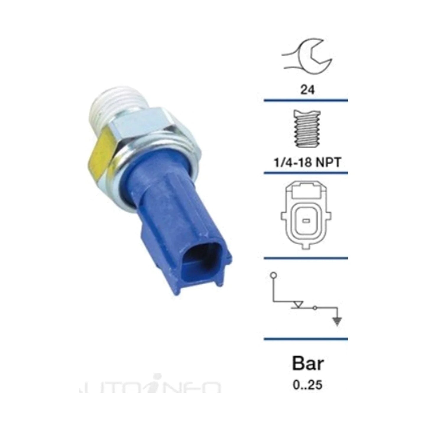 Oil Pressure Warning Light Switch for Ford Focus (2005 - 2018)