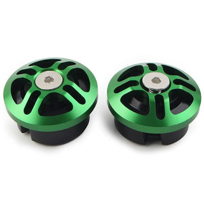 Green Frame Hole Cover Insert Plug Cap for Kawasaki Ninja 250 400 Z400 (2018–2020)