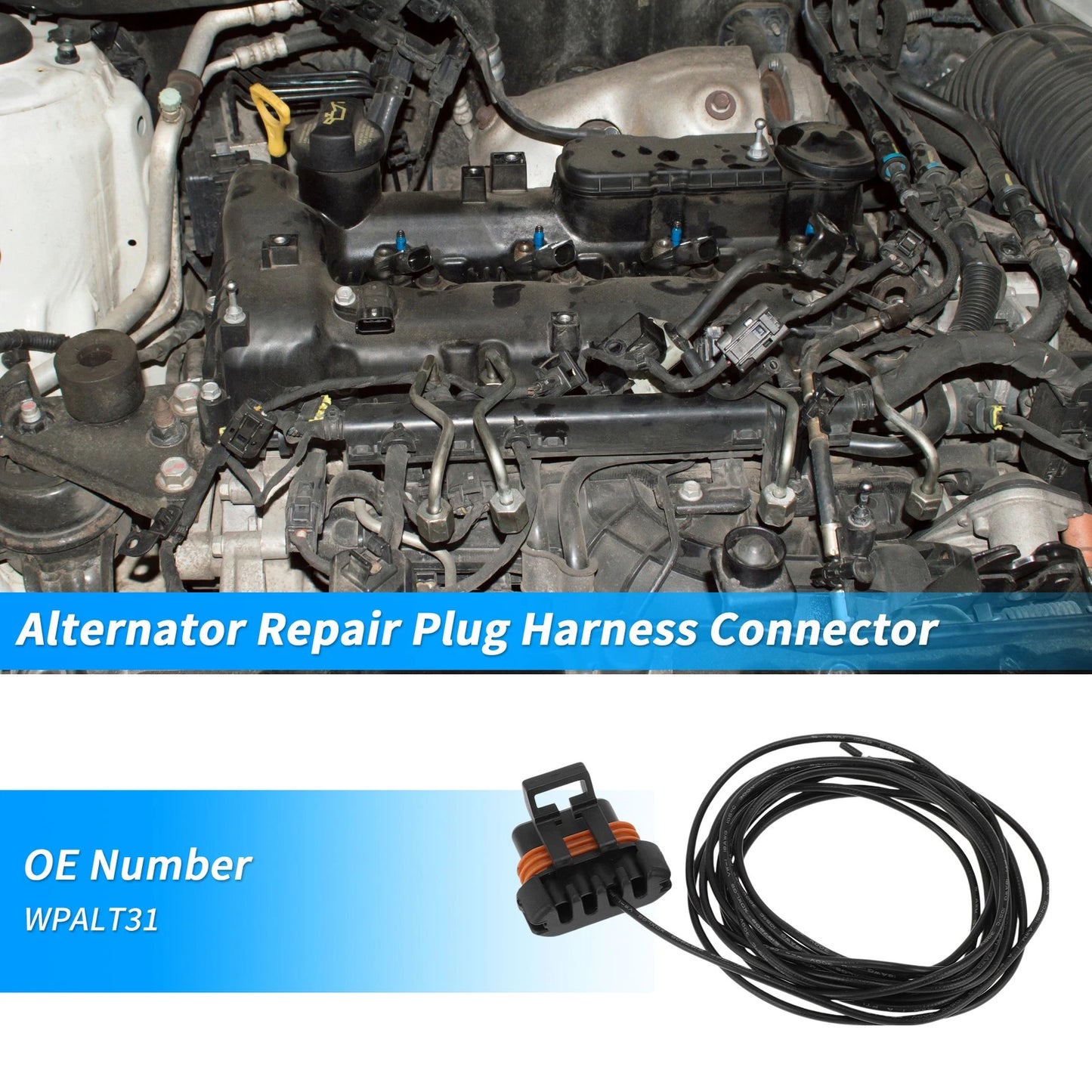 Alternator Repair Plug Harness Connector for Chevrolet Camaro (1998–2002)