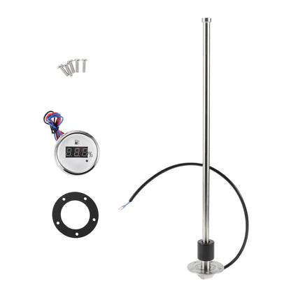 Fuel Sending Unit and Gauge Kit 240-33 Ohm for Boat Car Truck (Universal)