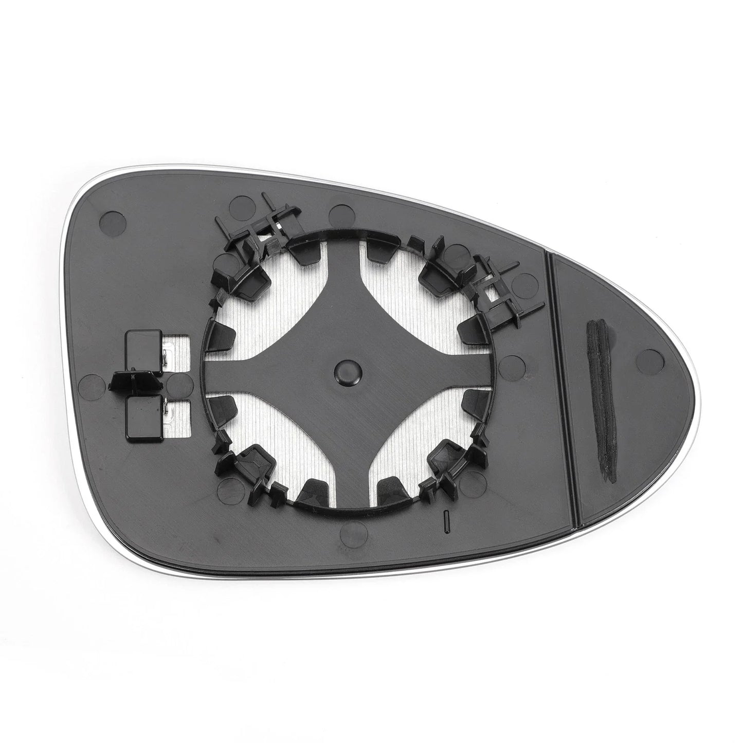 Left Side White Heated Mirror Glass for Porsche Macan (2014-2018)