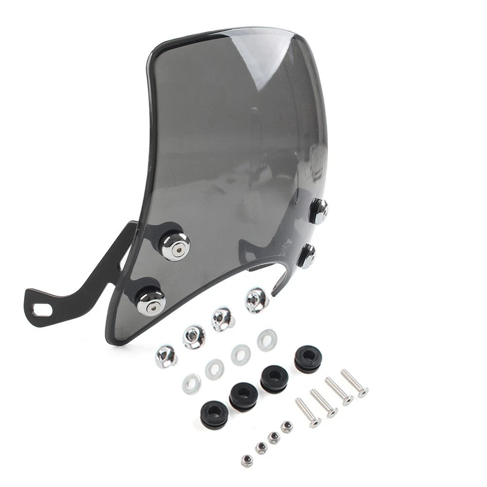 Universal Motorcycle Windshield Deflector Iridium Plastic
