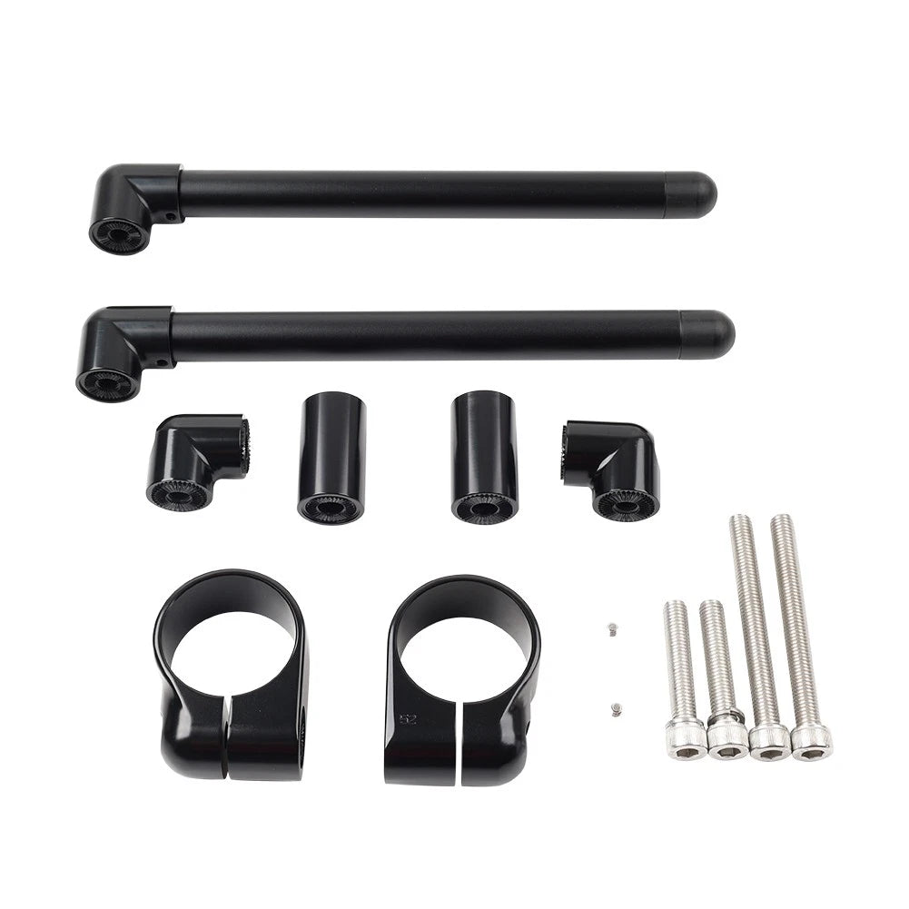 50MM Cafe Racer Clip-On Handlebar for Universal Motorcycles (7/8")