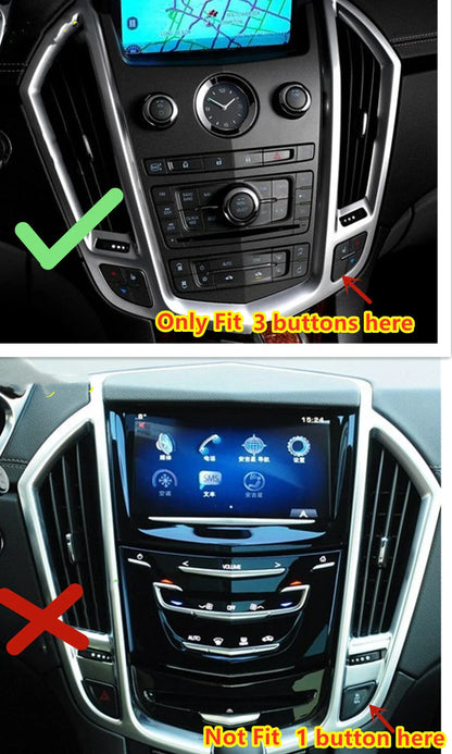 Agate Wood Control Console Panel Cover Trim for Cadillac SRX (2010–2012)