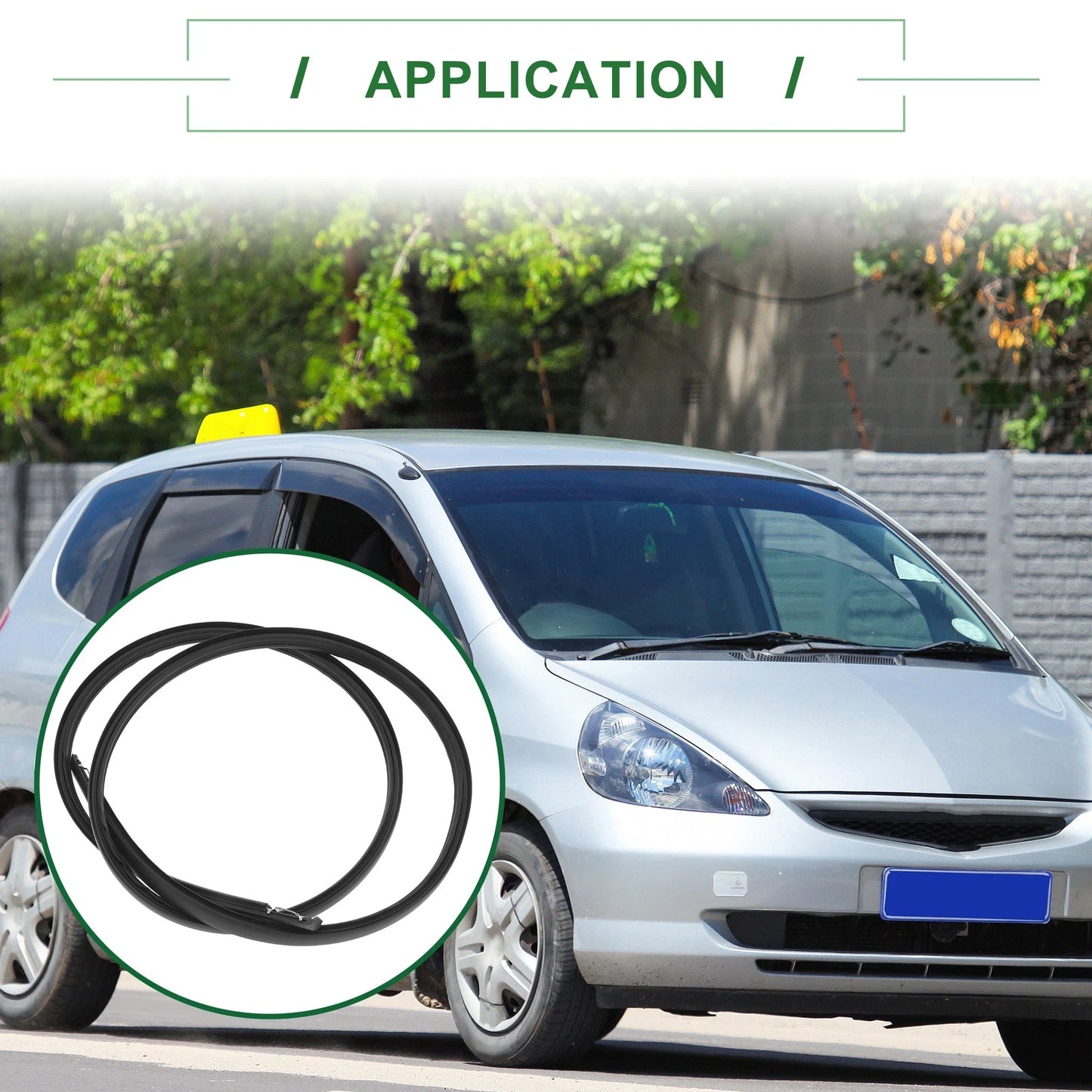 1pc Left Roof Sealing Strip Sunroof Trim No. 74316SAA003 for Honda Fit Jazz (2007–2008)