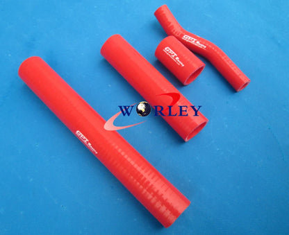 Silicone Radiator Hose for Suzuki GT750 (1971–1977) - Blue/Red