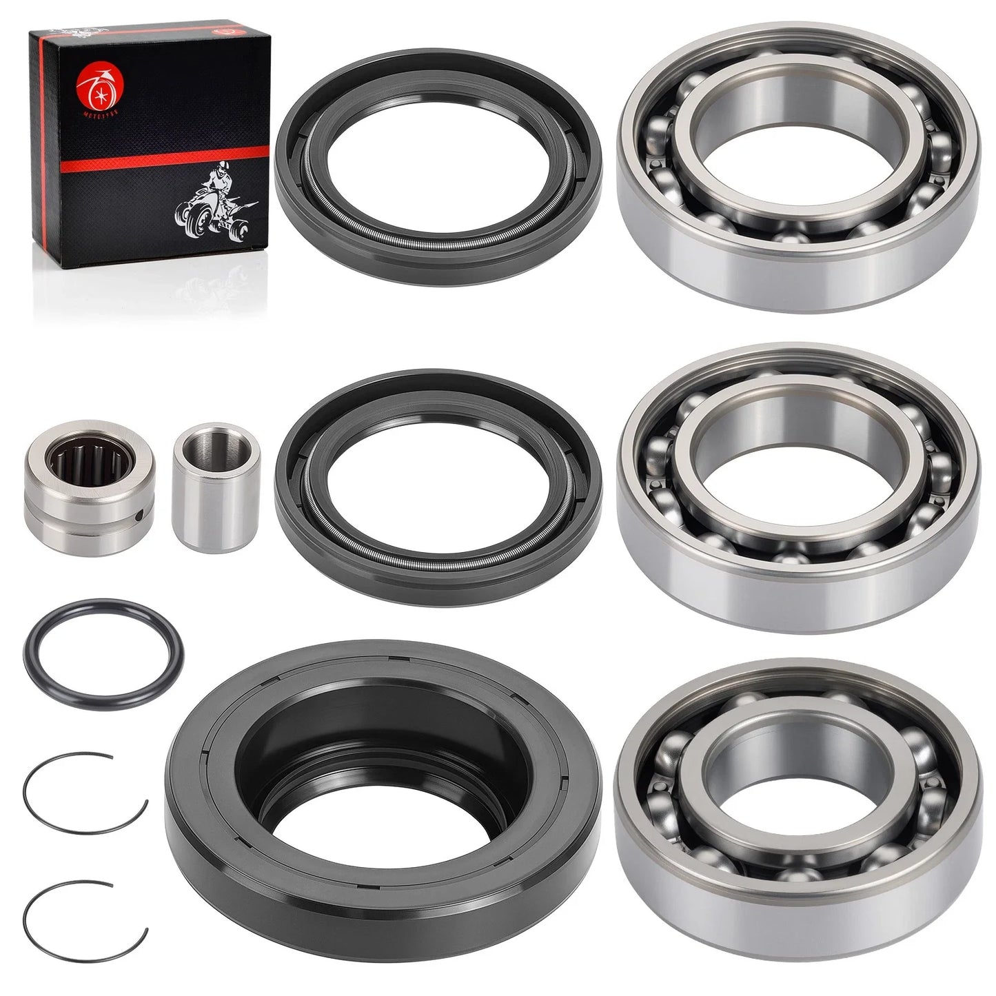 Rear Diff. Oil Seal & Bearing Kit for Honda Foreman (2000–2014)