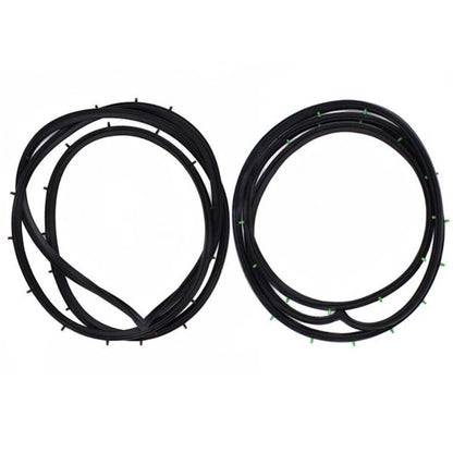 Door Rubber Seal Weatherstrip LH+RH Fits Toyota Corolla KE20 KE26 2D SED 70-74