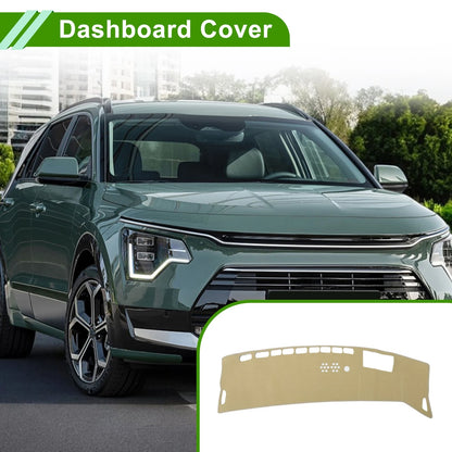 Dashboard Cover for Kia Niro (EV/PHEV/HEV) (2023–2025) Polyester Beige