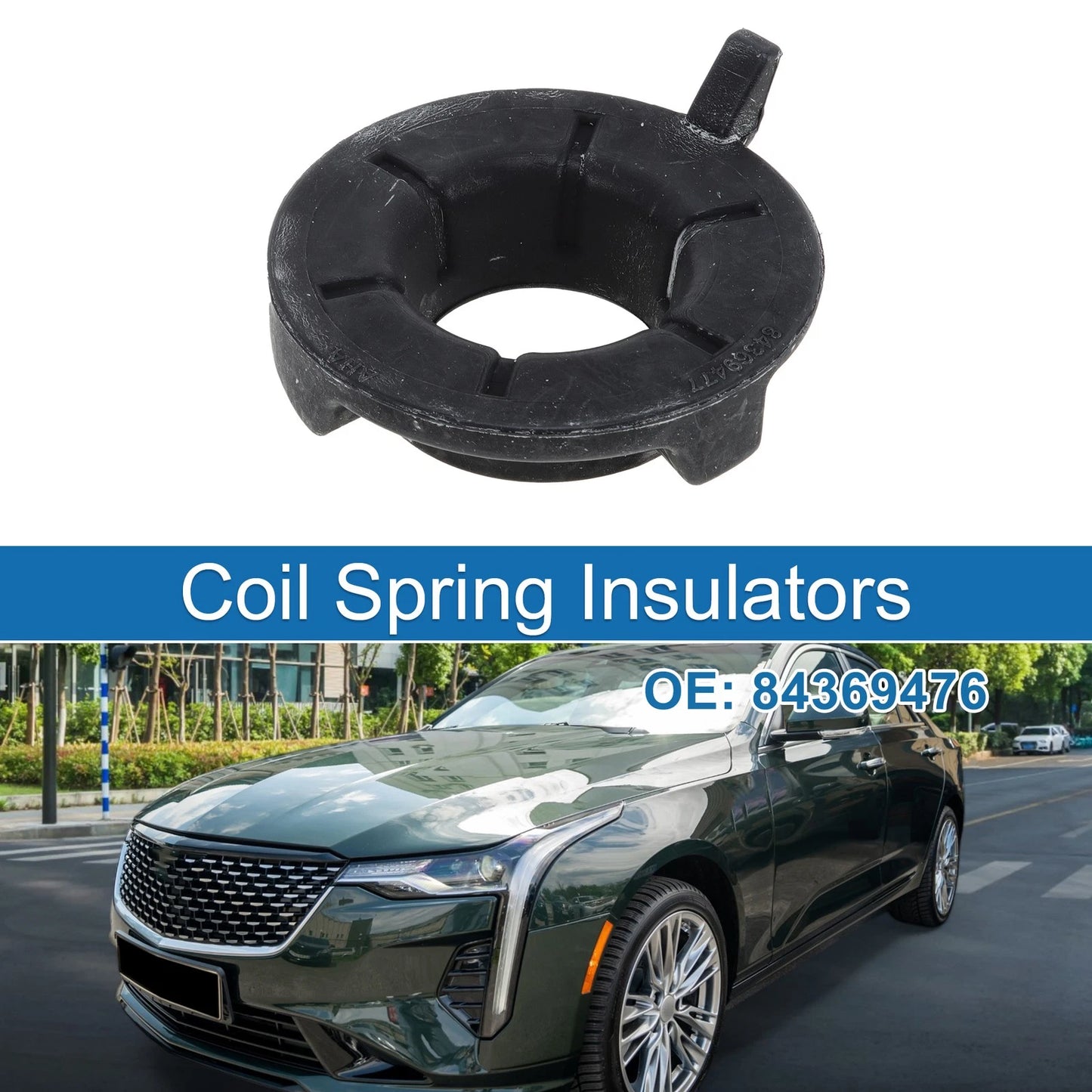 Lower Coil Spring Insulator No. 84369476 for Cadillac CT4 (2020–2024) Rubber