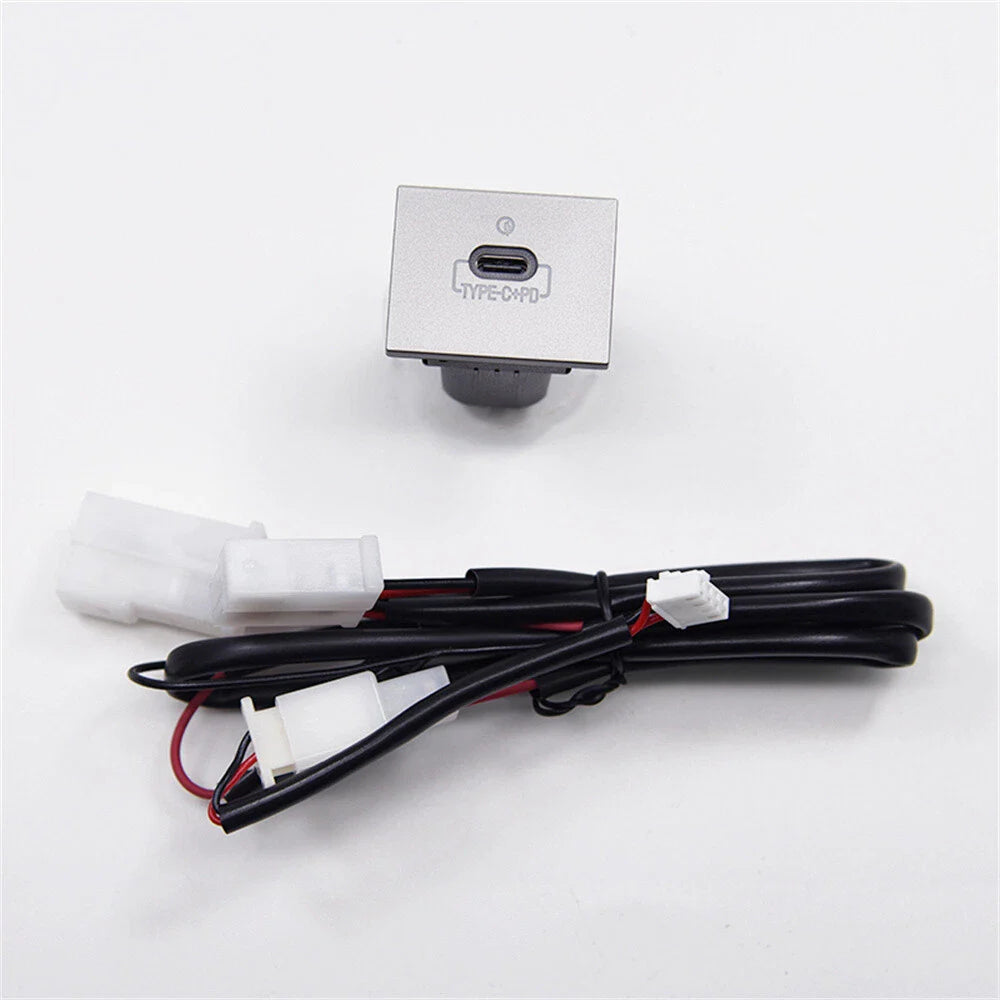 USB-C PD Port Car Charger Socket for Ford Focus (2005-2009)