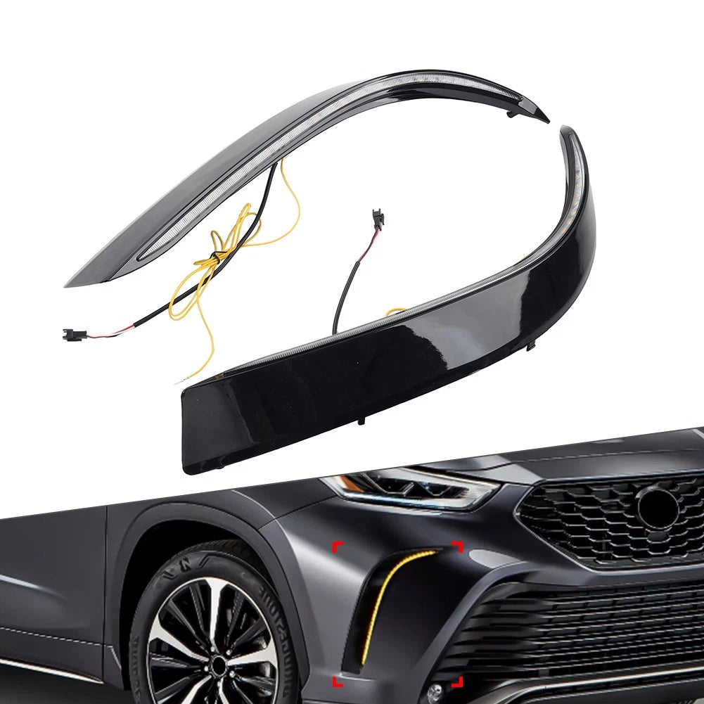 Set of 2 Daytime Running Lights Turn Signal for Toyota Corolla (2014–2016)