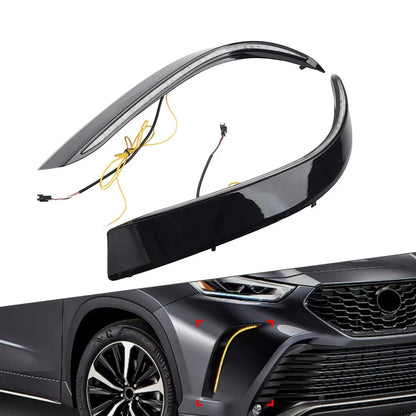 Set of 2 Daytime Running Lights Turn Signal for Toyota Corolla (2014–2016)