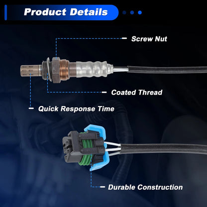 2X Upstream Oxygen Sensor for Chevrolet Silverado 1500 2500 3500